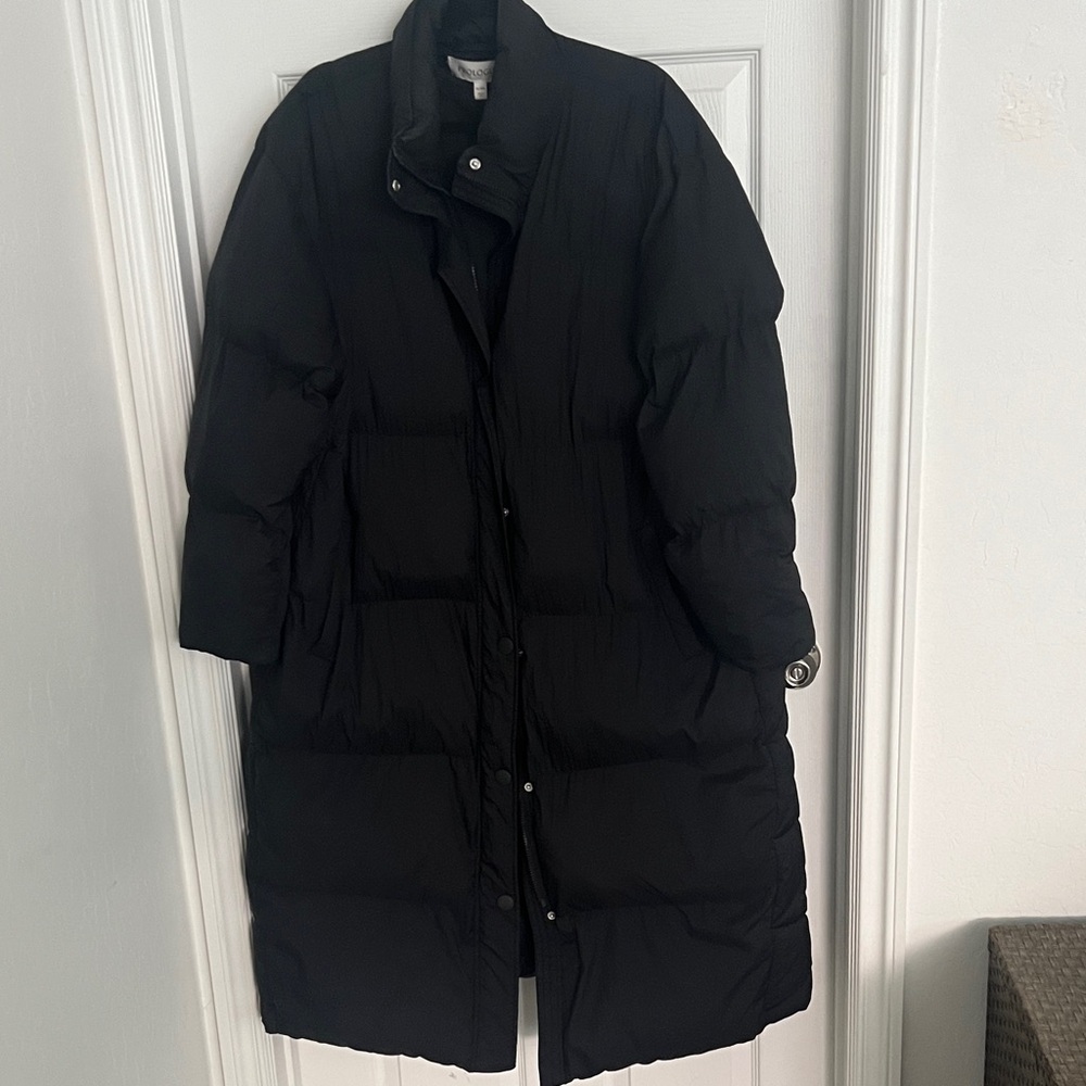 Prologue Black Long Puffer Coat